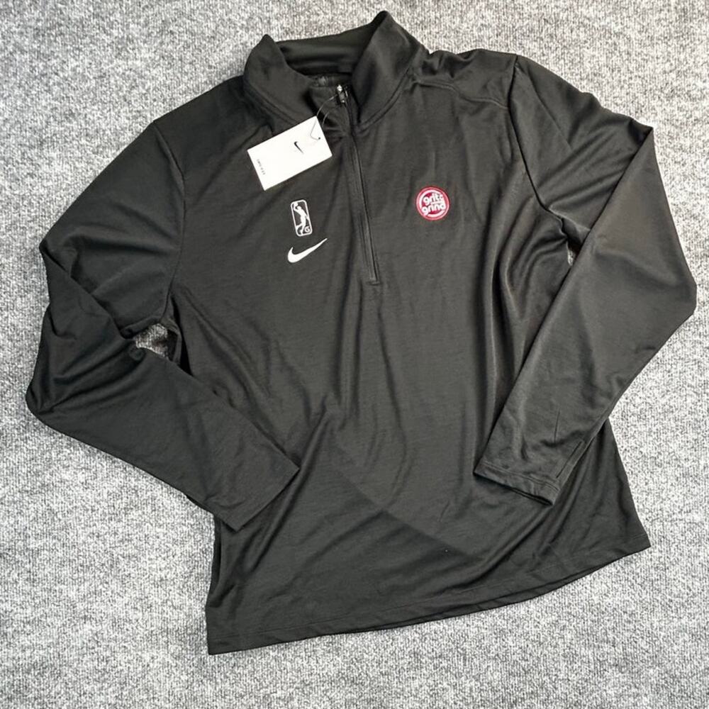 Nike NBA G League Grit & Grind Men’s XL Black Quarter Zip Pullover NWT